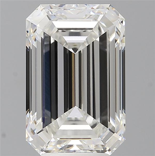 5.51 ct. emerald Lab Grown Diamond front image
