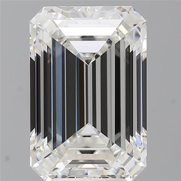 6.03 ct. emerald Lab Grown Diamond front image