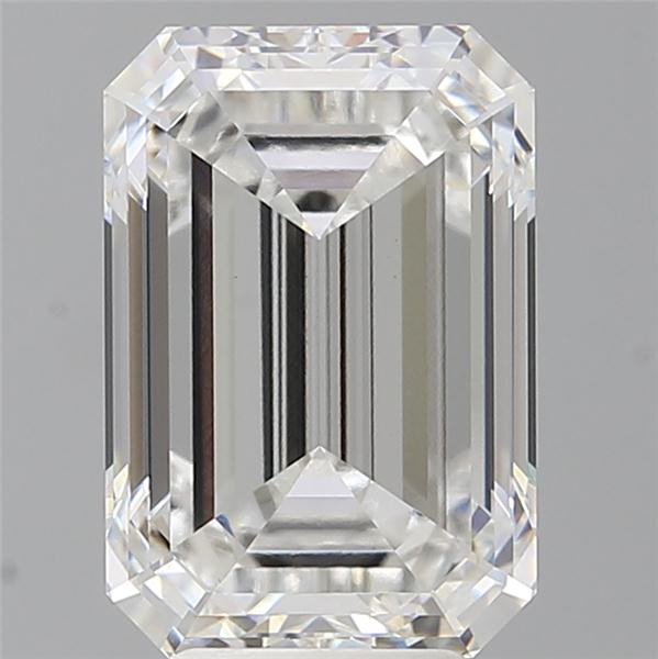 5.54 ct. emerald Lab Grown Diamond front image