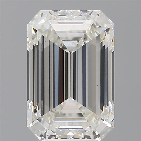 6.10 ct. emerald Lab Grown Diamond front image
