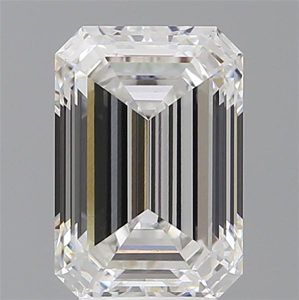 3.58 ct. emerald Lab Grown Diamond front image