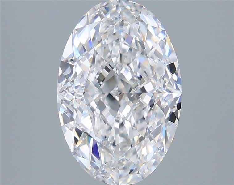 3.02 ct. oval Lab Grown Diamond front image