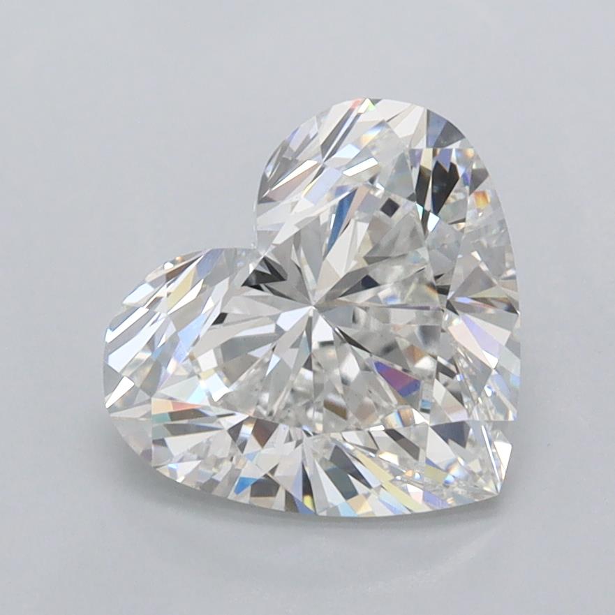 2.01 carat e VS1 EX Cut IGI heart diamond