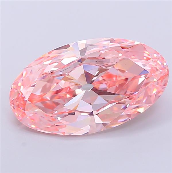 6.01 ct. oval Lab Grown Diamond front image