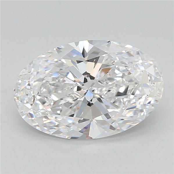 3.01 ct. oval Lab Grown Diamond front image