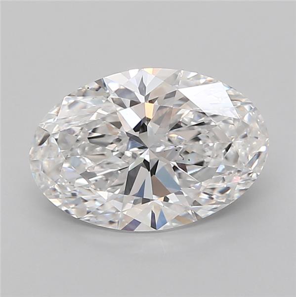 3.02 ct. oval Lab Grown Diamond front image