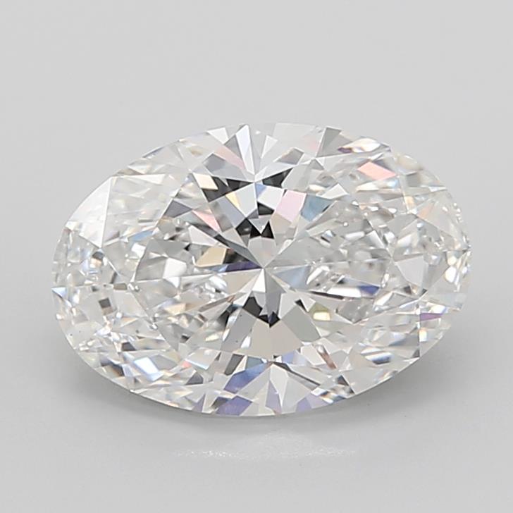 6.06 ct. oval Lab Grown Diamond front image