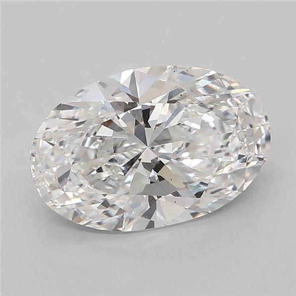 3.08 ct. oval Lab Grown Diamond front image