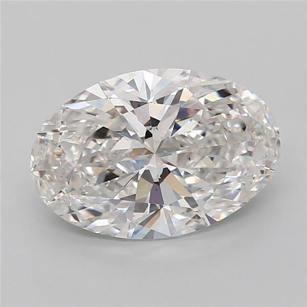 3.04 ct. oval Lab Grown Diamond front image