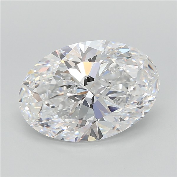 3.90 ct. oval Lab Grown Diamond front image