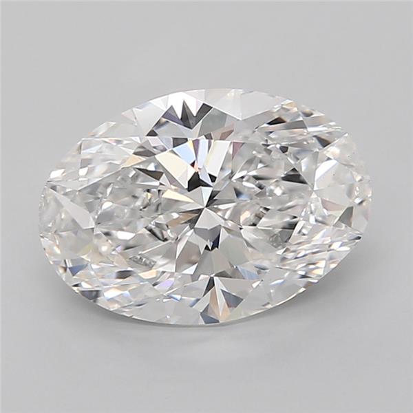 3.08 ct. oval Lab Grown Diamond front image
