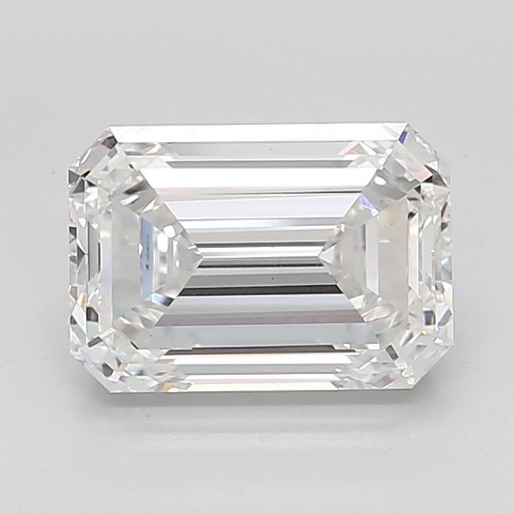 6.04 ct. emerald Lab Grown Diamond front image