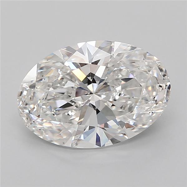 3.07 ct. oval Lab Grown Diamond front image