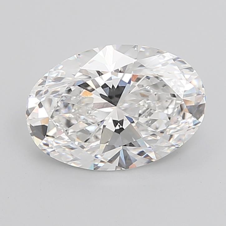 6.10 ct. oval Lab Grown Diamond front image