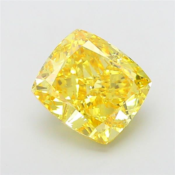 6.12 ct. cushion Lab Grown Diamond front image