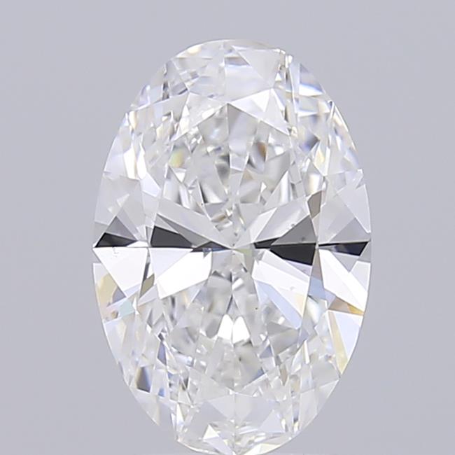 3.02 ct. oval Lab Grown Diamond front image