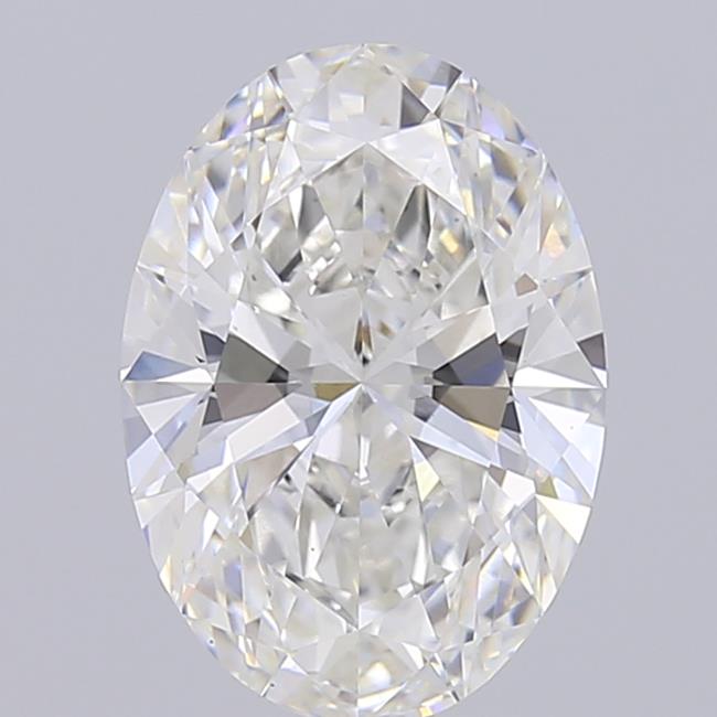 4.02 ct. oval Lab Grown Diamond front image