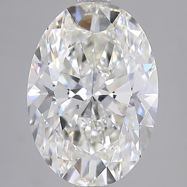 3.92 ct. oval Lab Grown Diamond front image