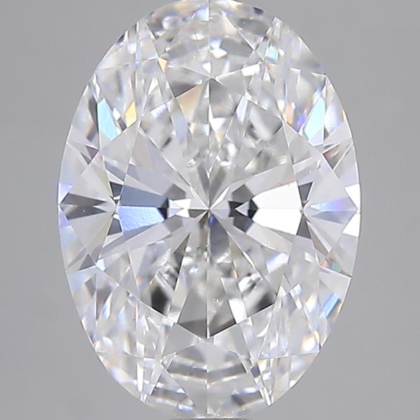 3.91 ct. oval Lab Grown Diamond front image