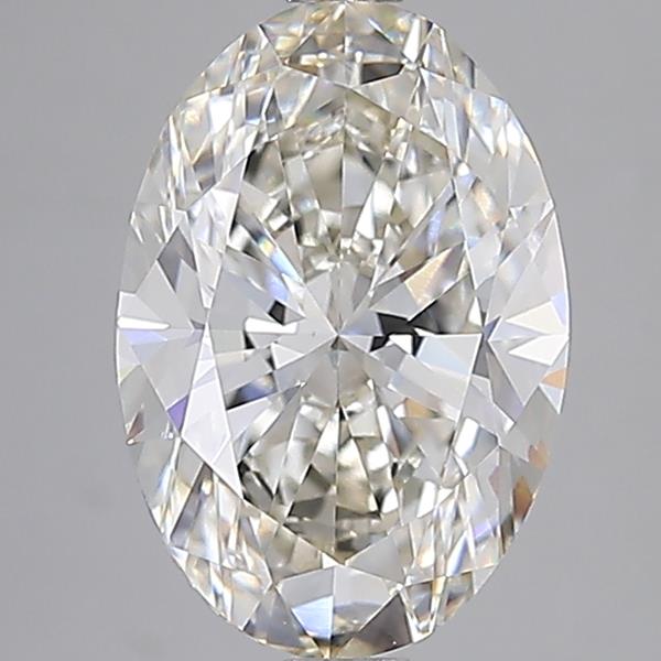 4.02 ct. oval Lab Grown Diamond front image