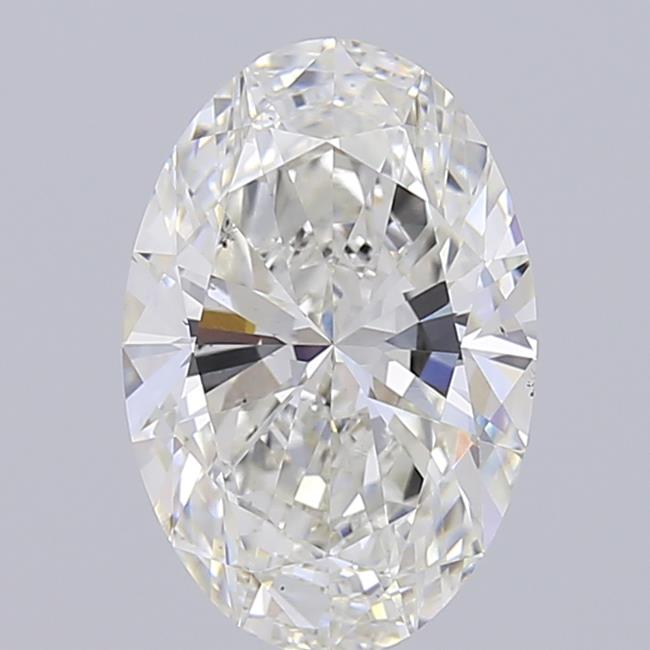 4.06 ct. oval Lab Grown Diamond front image