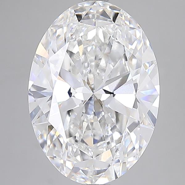 6.53 ct. oval Lab Grown Diamond front image