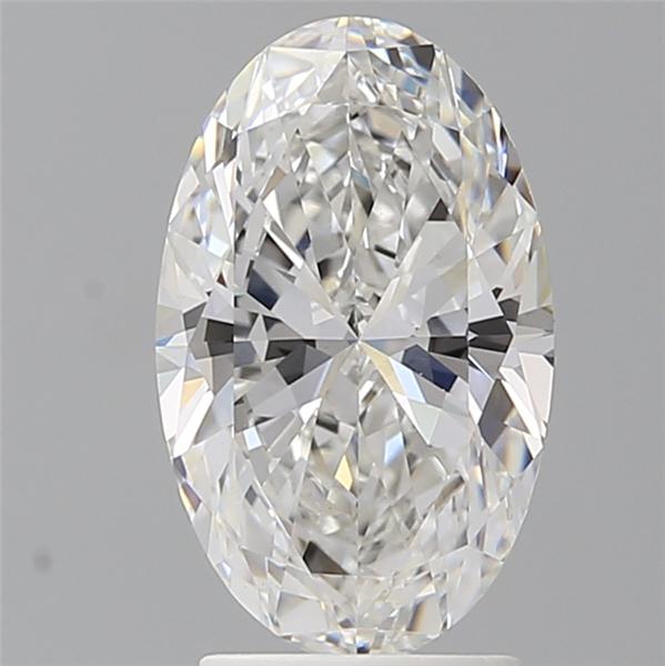 2.60 ct. oval Lab Grown Diamond front image