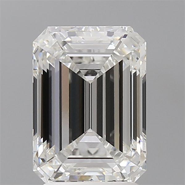 2.58 ct. emerald Lab Grown Diamond front image