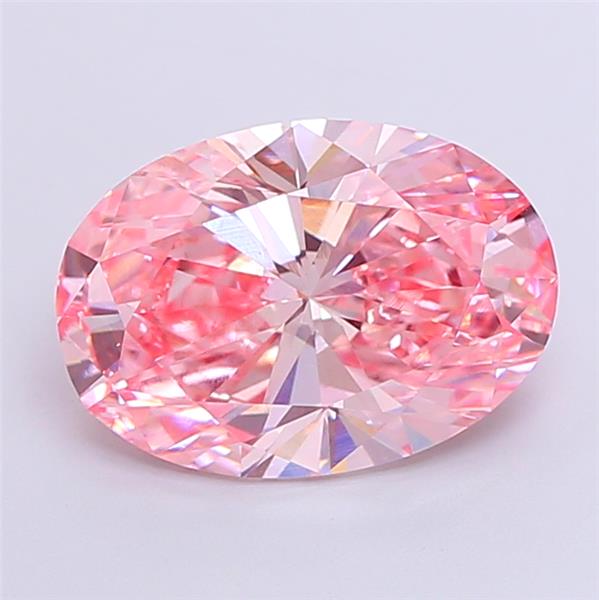3.24 ct. oval Lab Grown Diamond front image