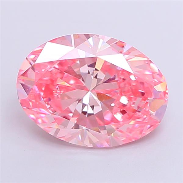 3.08 ct. oval Lab Grown Diamond front image