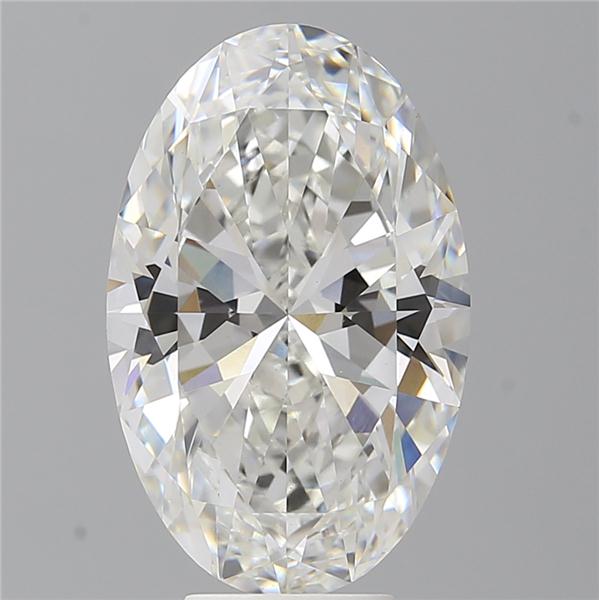 6.59 ct. oval Lab Grown Diamond front image