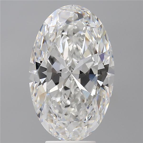 6.10 ct. oval Lab Grown Diamond front image