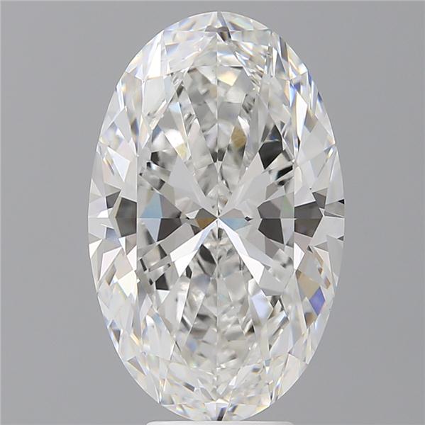 7.08 ct. oval Lab Grown Diamond front image
