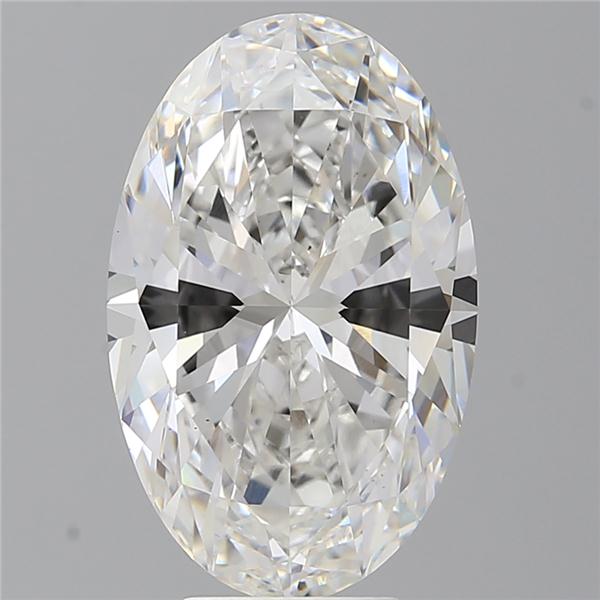 6.58 ct. oval Lab Grown Diamond front image
