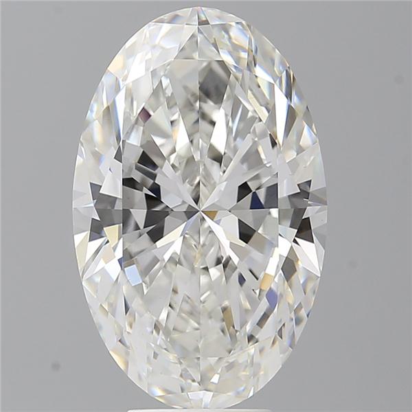 7.08 ct. oval Lab Grown Diamond front image