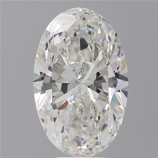 8.02 ct. oval Lab Grown Diamond front image