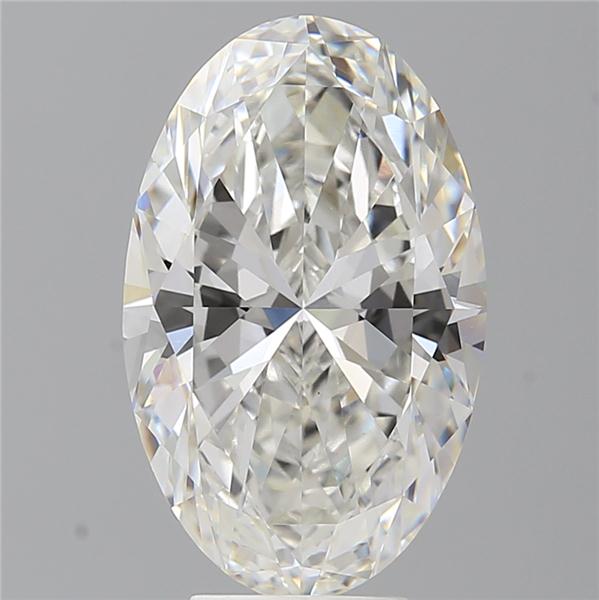 6.10 ct. oval Lab Grown Diamond front image