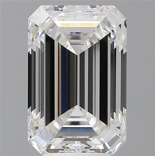 5.58 ct. emerald Lab Grown Diamond front image