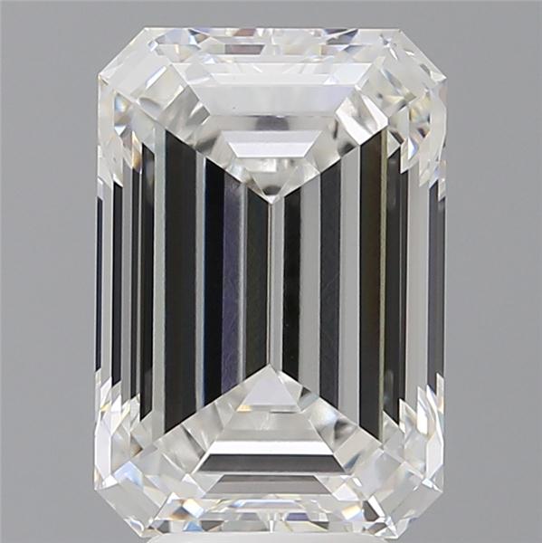 5.53 ct. emerald Lab Grown Diamond front image