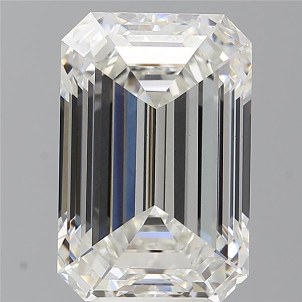 6.56 ct. emerald Lab Grown Diamond front image