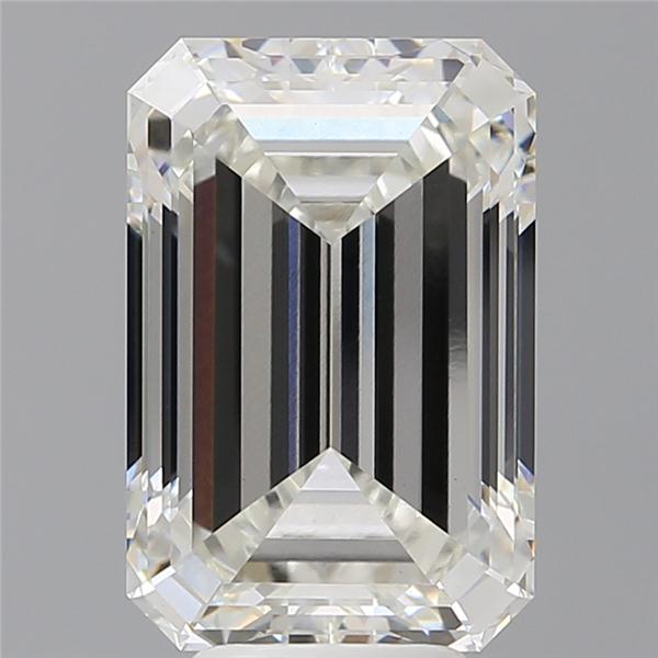 6.55 ct. emerald Lab Grown Diamond front image