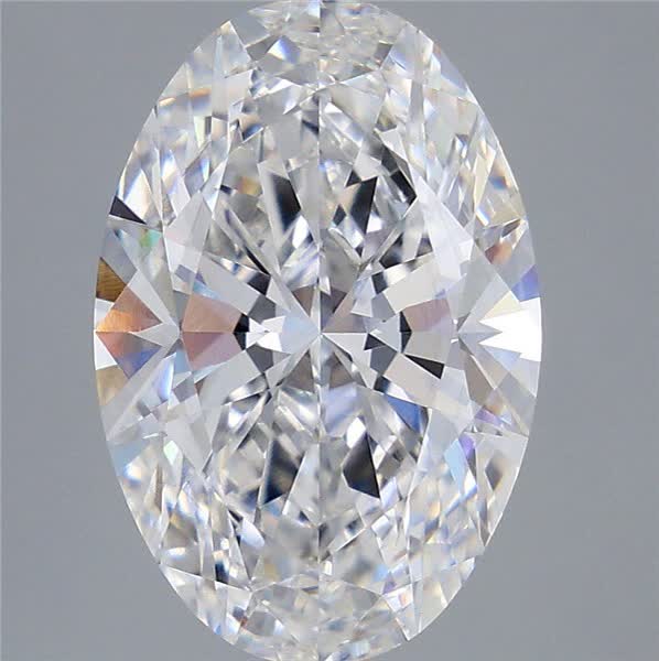 5.03 ct. oval Lab Grown Diamond front image