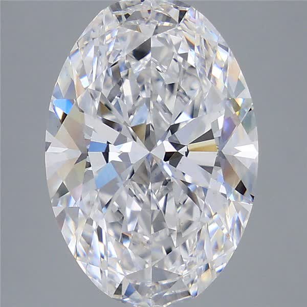 5.02 ct. oval Lab Grown Diamond front image