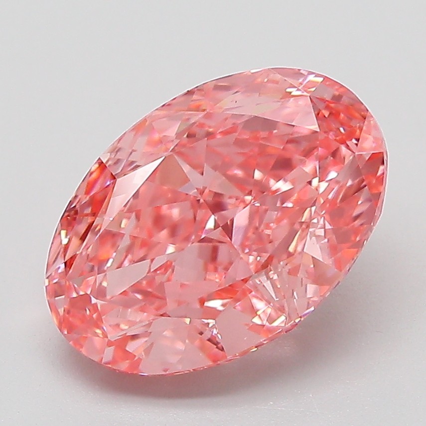 3.10 ct. oval Lab Grown Diamond front image
