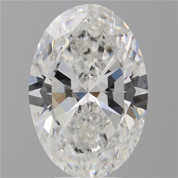 5.50 ct. oval Lab Grown Diamond front image