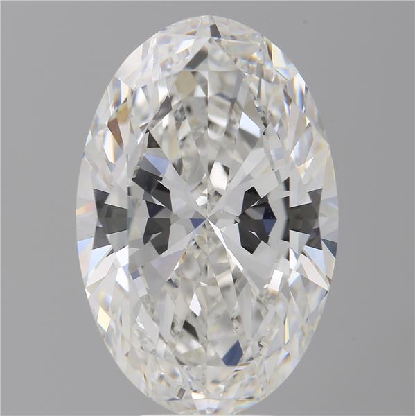 9.02 ct. oval Lab Grown Diamond front image