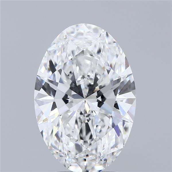 4.06 ct. oval Lab Grown Diamond front image