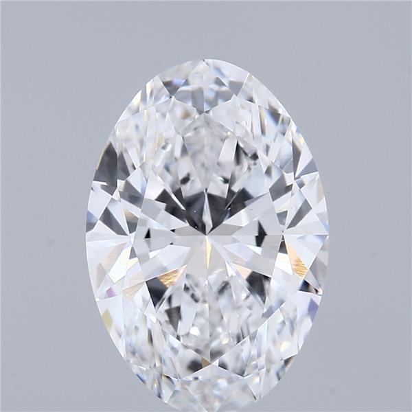 3.07 ct. oval Lab Grown Diamond front image
