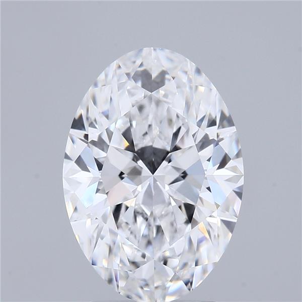 3.08 ct. oval Lab Grown Diamond front image