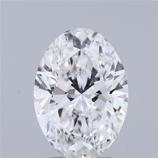 3.09 ct. oval Lab Grown Diamond front image